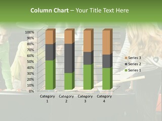 Large Group Of Teenagers Standing At Pool Table. Smiling And Looking At Right. One Person Is Playing Billard PowerPoint Template