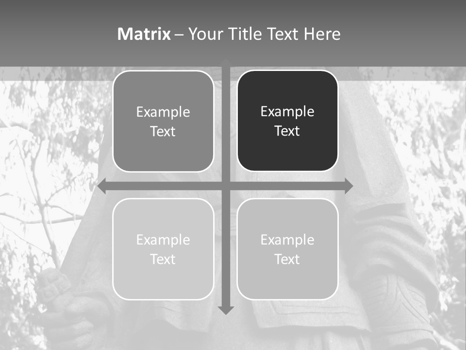 Statue Of Hua Mulan PowerPoint Template