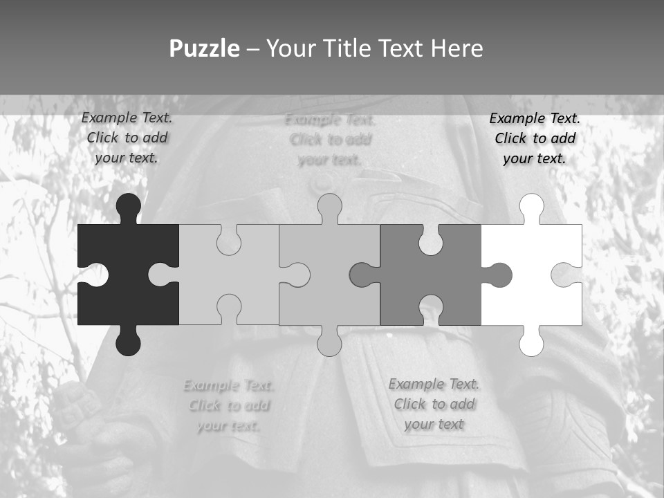 Statue Of Hua Mulan PowerPoint Template