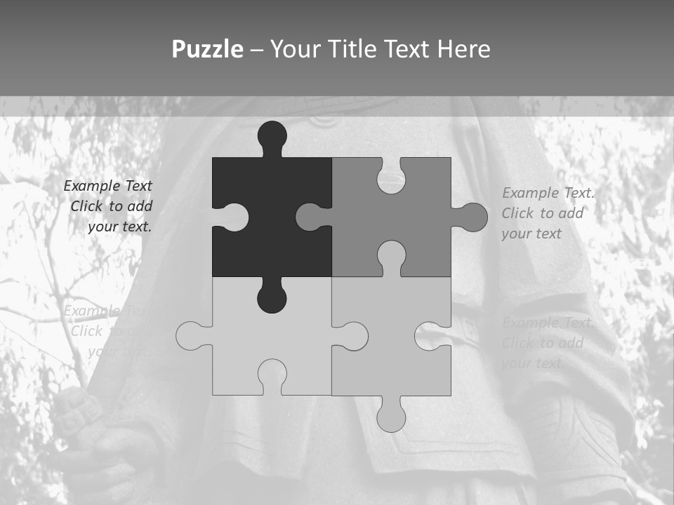 Statue Of Hua Mulan PowerPoint Template