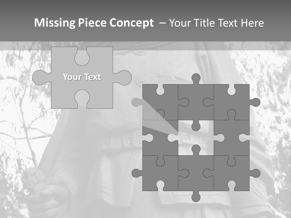 Statue Of Hua Mulan PowerPoint Template