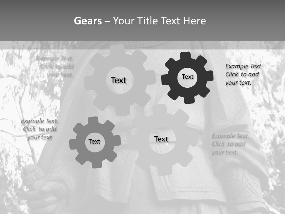 Statue Of Hua Mulan PowerPoint Template