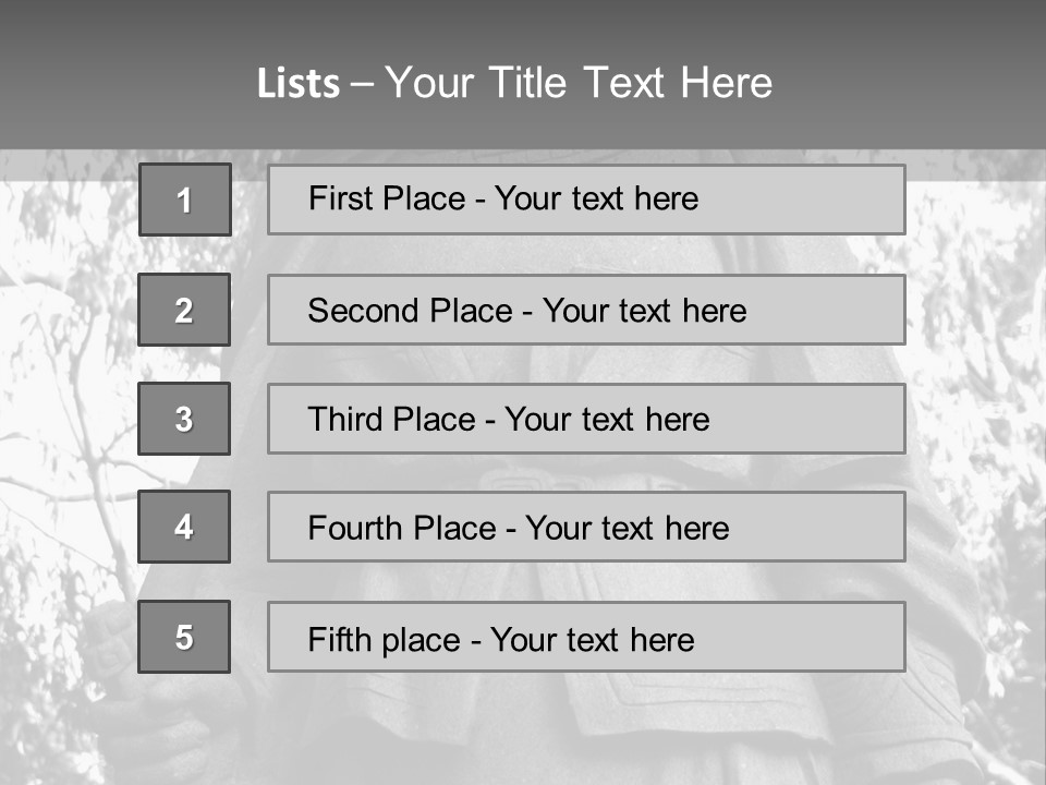 Statue Of Hua Mulan PowerPoint Template