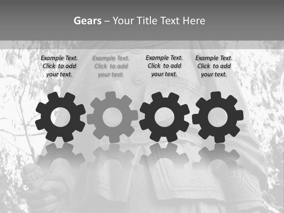 Statue Of Hua Mulan PowerPoint Template