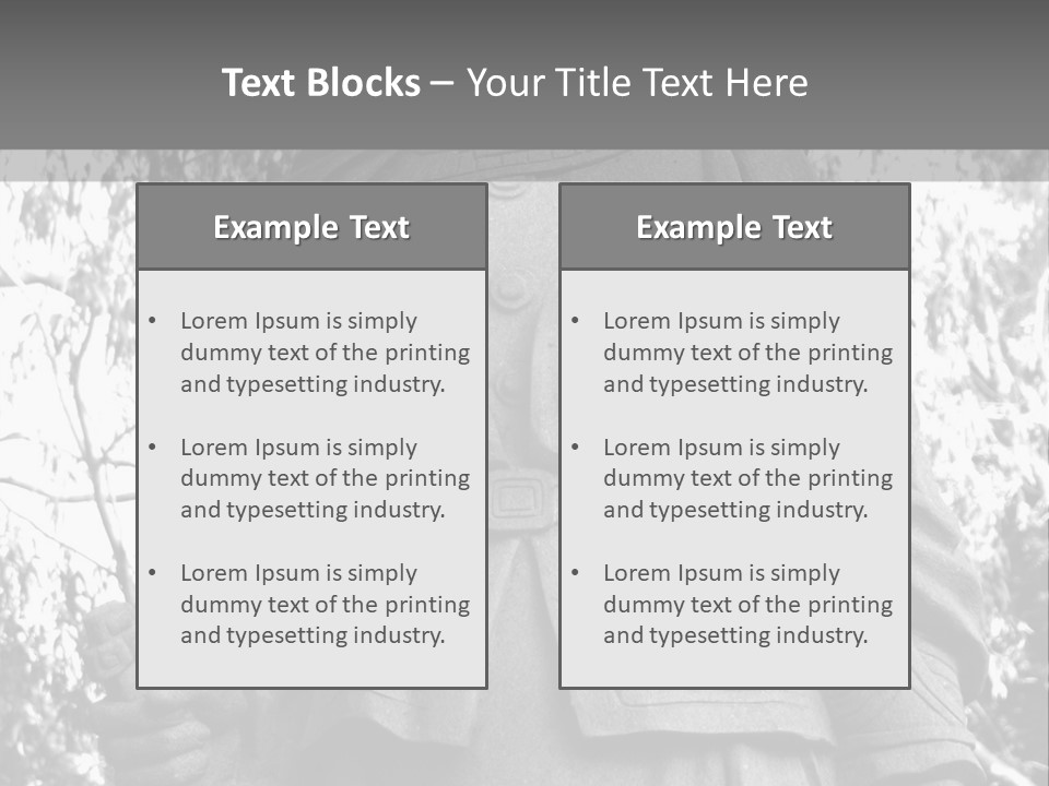Statue Of Hua Mulan PowerPoint Template