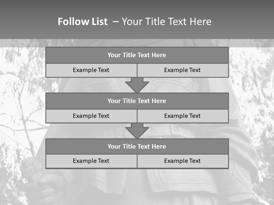Statue Of Hua Mulan PowerPoint Template