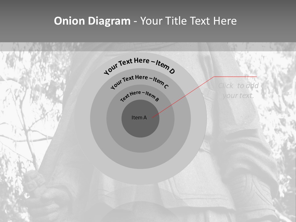 Statue Of Hua Mulan PowerPoint Template