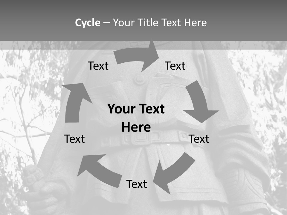 Statue Of Hua Mulan PowerPoint Template