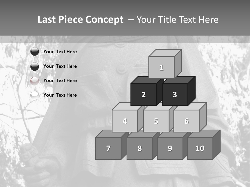 Statue Of Hua Mulan PowerPoint Template