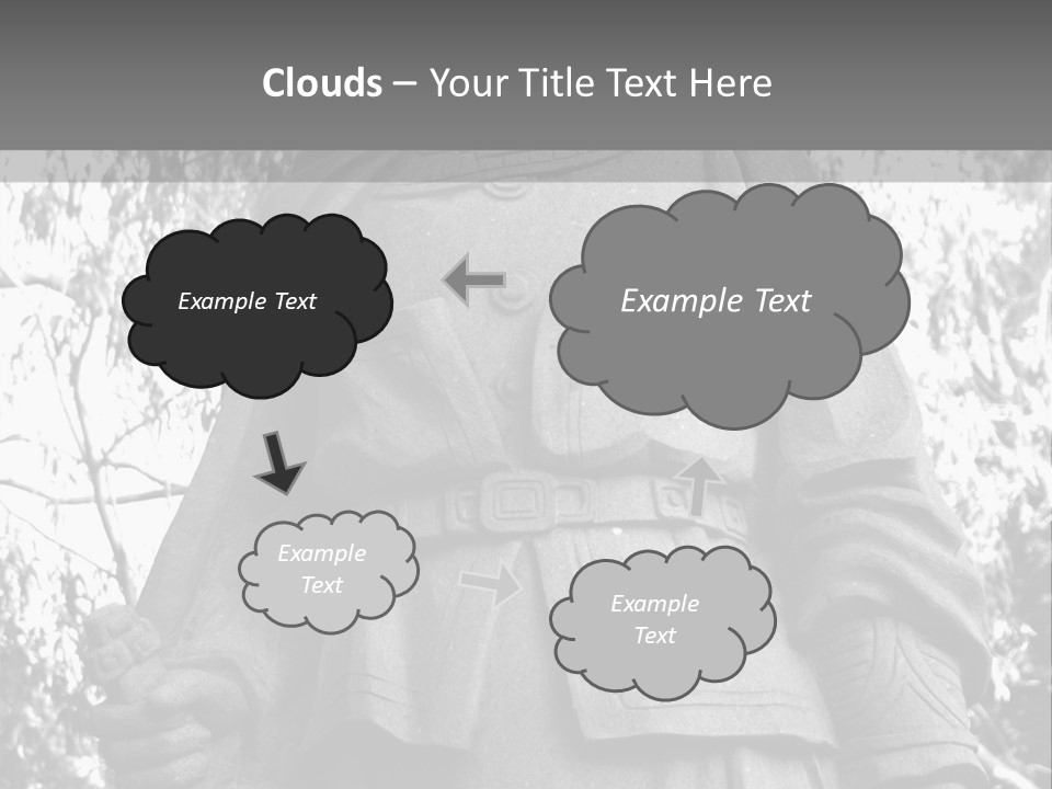 Statue Of Hua Mulan PowerPoint Template