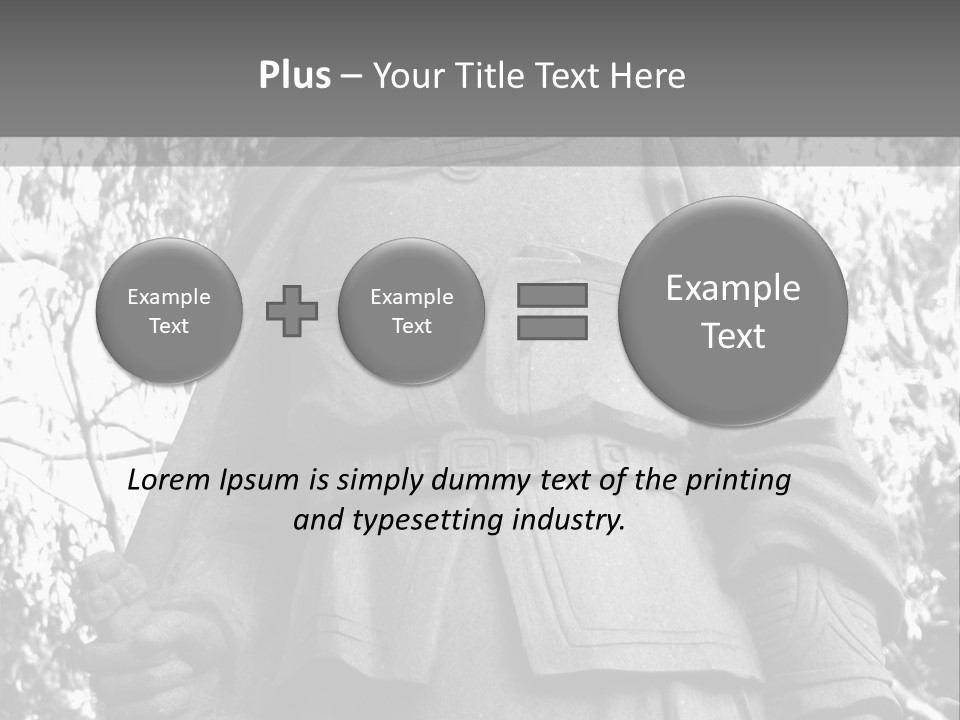 Statue Of Hua Mulan PowerPoint Template