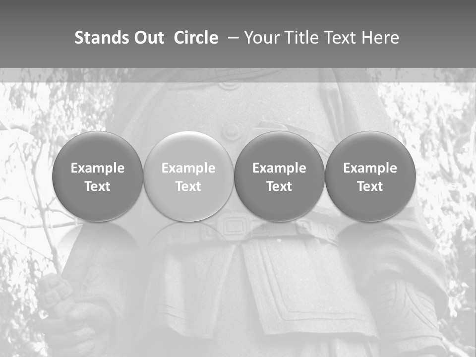 Statue Of Hua Mulan PowerPoint Template