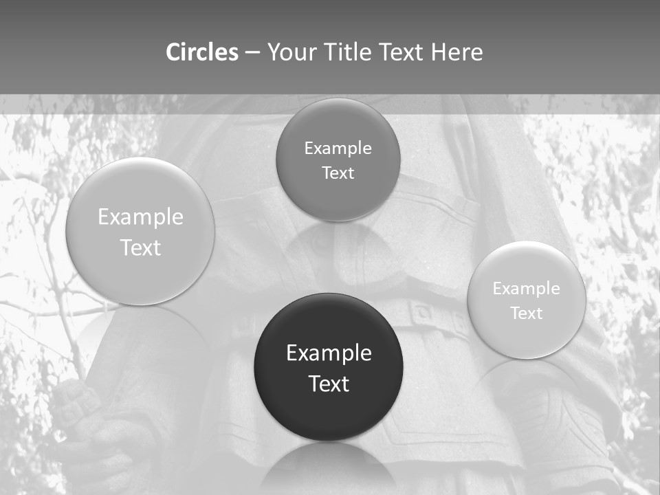 Statue Of Hua Mulan PowerPoint Template