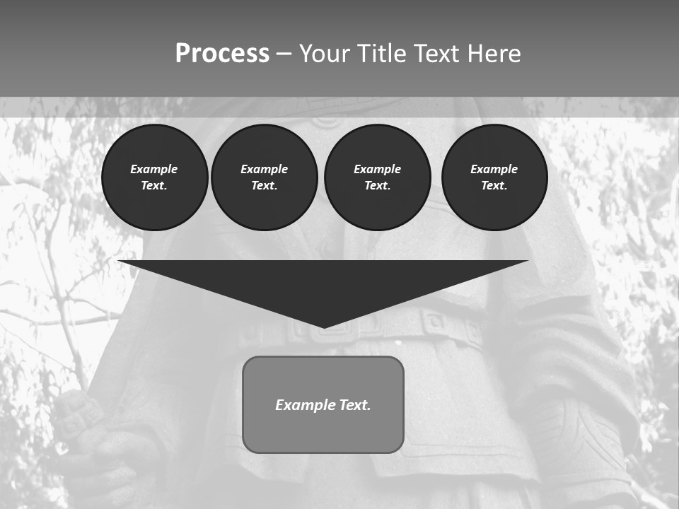 Statue Of Hua Mulan PowerPoint Template