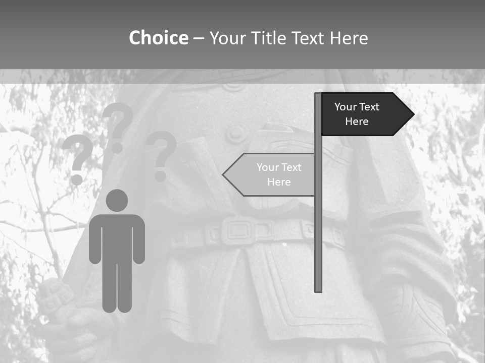 Statue Of Hua Mulan PowerPoint Template