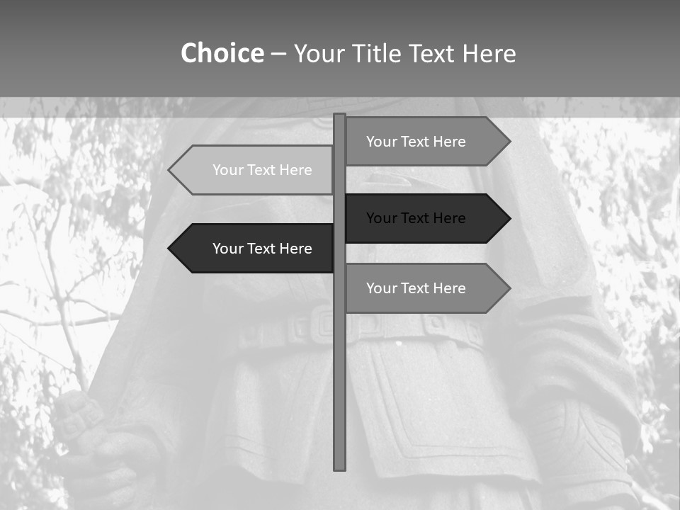 Statue Of Hua Mulan PowerPoint Template