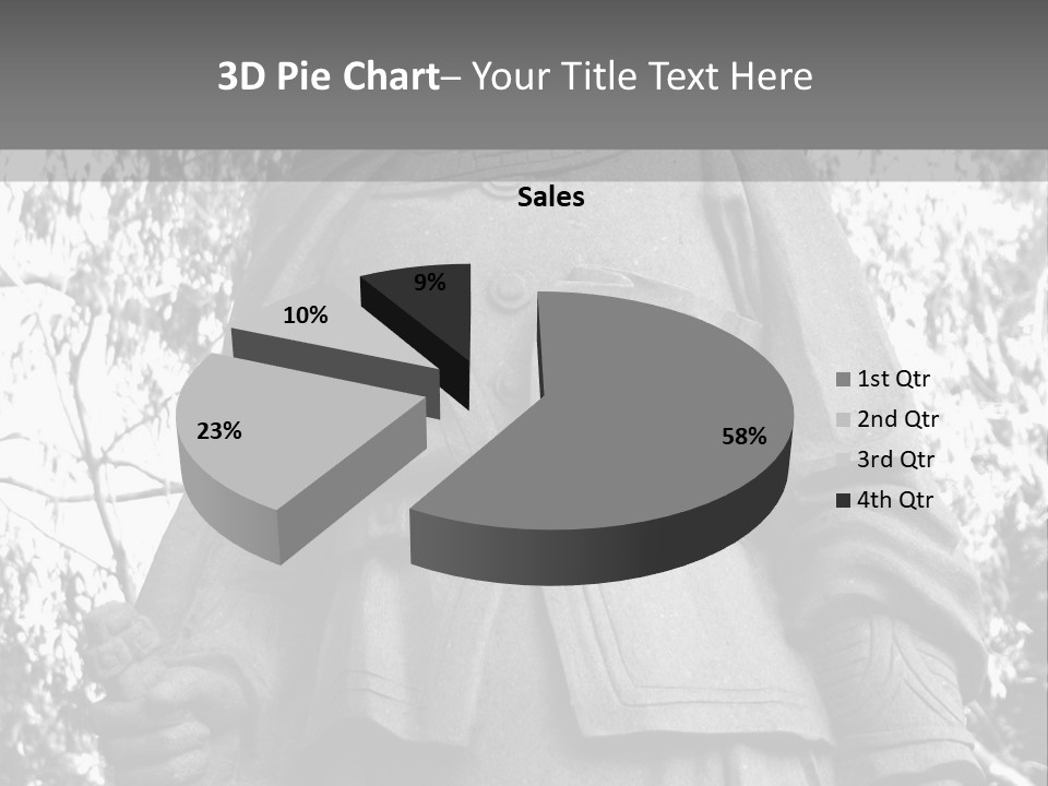 Statue Of Hua Mulan PowerPoint Template