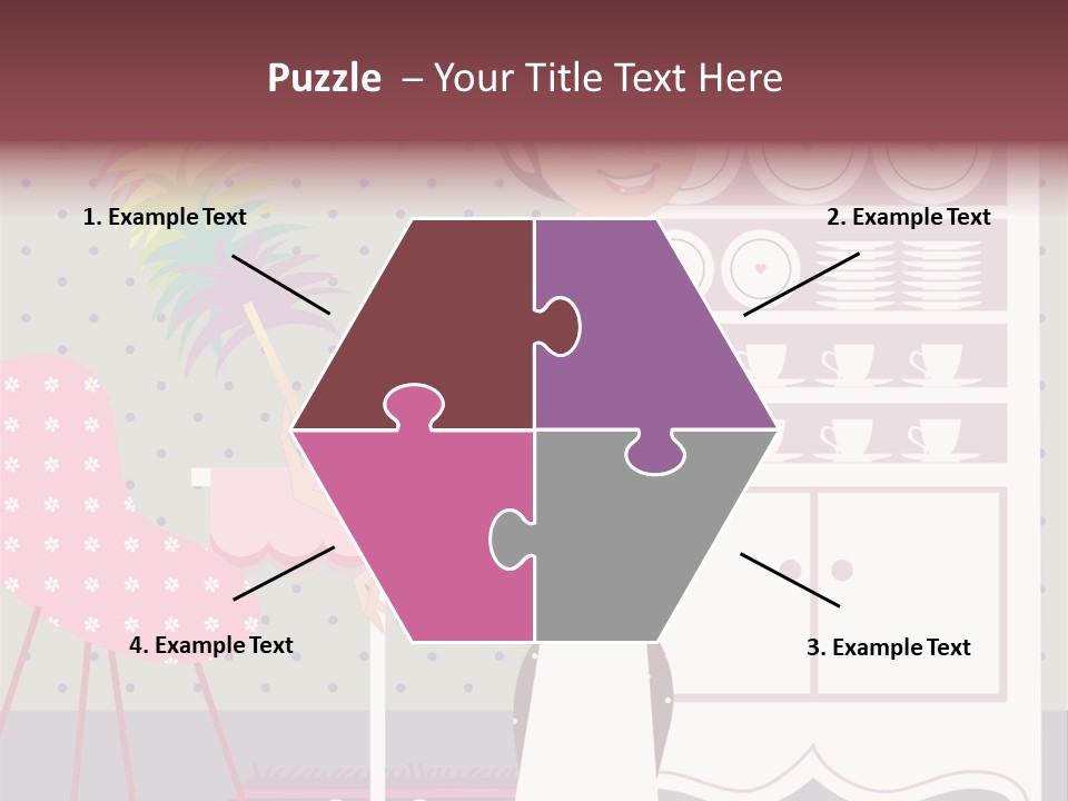 House Cleaning Stock Vector Illustration: PowerPoint Template