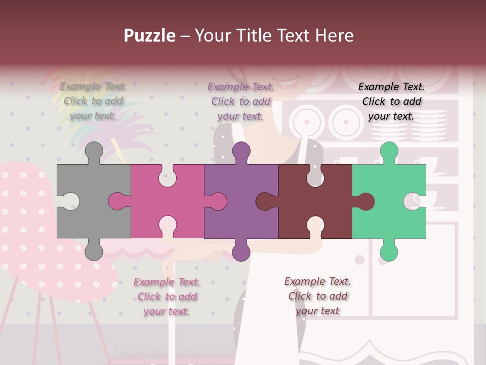 House Cleaning Stock Vector Illustration: PowerPoint Template