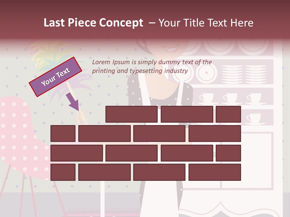 House Cleaning Stock Vector Illustration: PowerPoint Template