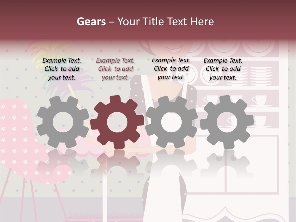 House Cleaning Stock Vector Illustration: PowerPoint Template