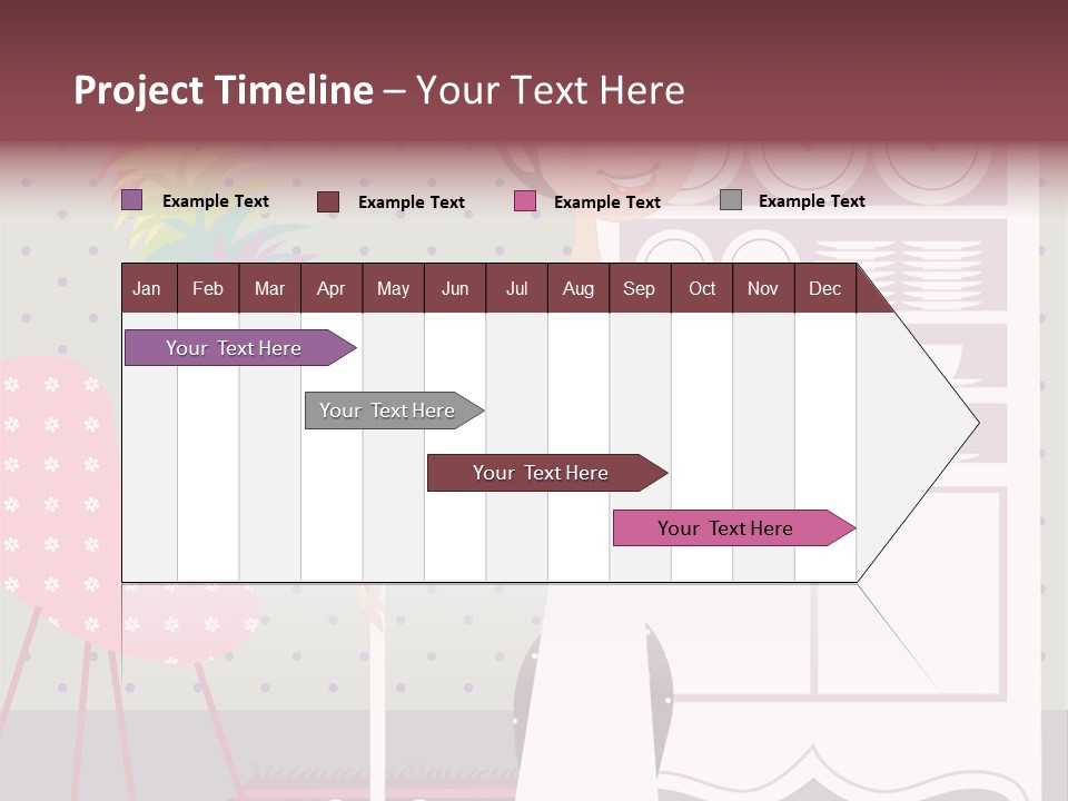 House Cleaning Stock Vector Illustration: PowerPoint Template