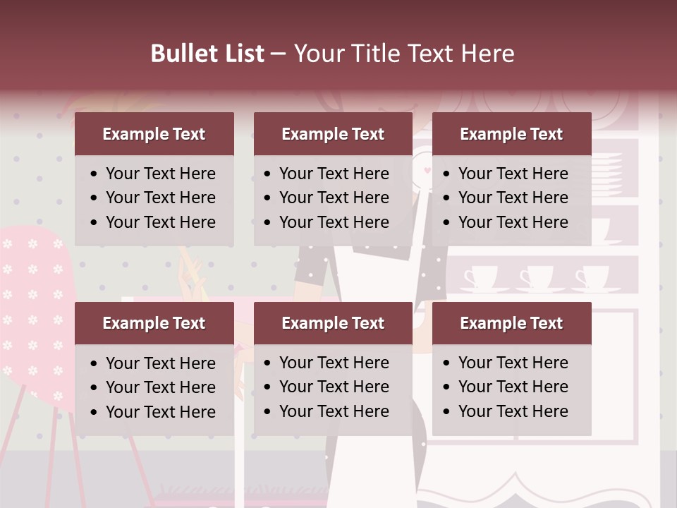 House Cleaning Stock Vector Illustration: PowerPoint Template