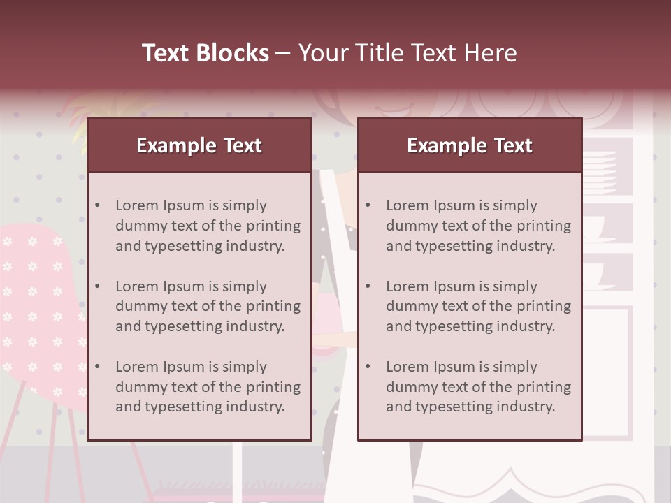 House Cleaning Stock Vector Illustration: PowerPoint Template