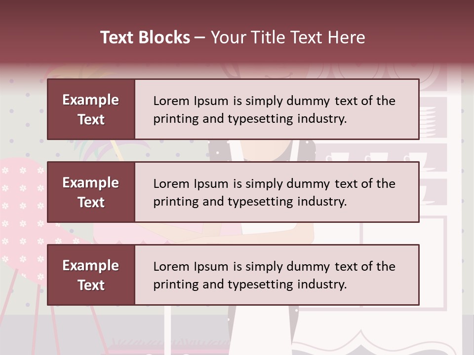 House Cleaning Stock Vector Illustration: PowerPoint Template