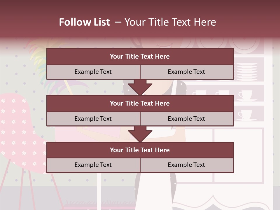 House Cleaning Stock Vector Illustration: PowerPoint Template
