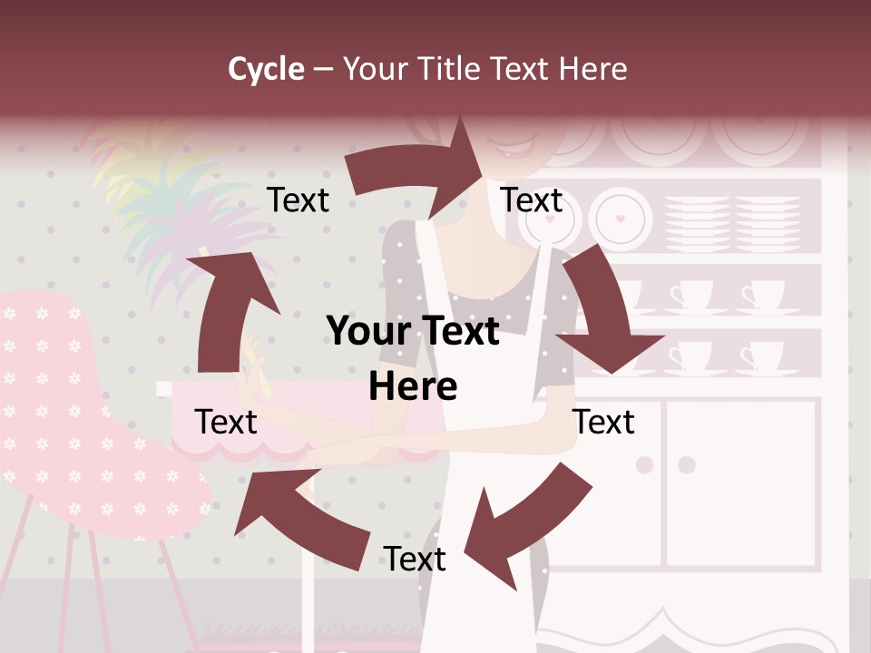 House Cleaning Stock Vector Illustration: PowerPoint Template