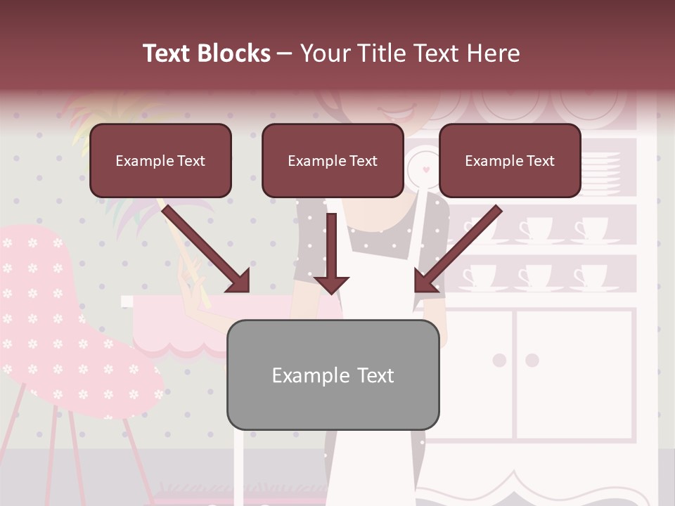 House Cleaning Stock Vector Illustration: PowerPoint Template