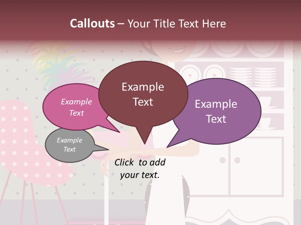House Cleaning Stock Vector Illustration: PowerPoint Template