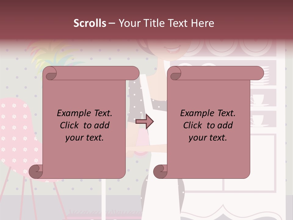 House Cleaning Stock Vector Illustration: PowerPoint Template