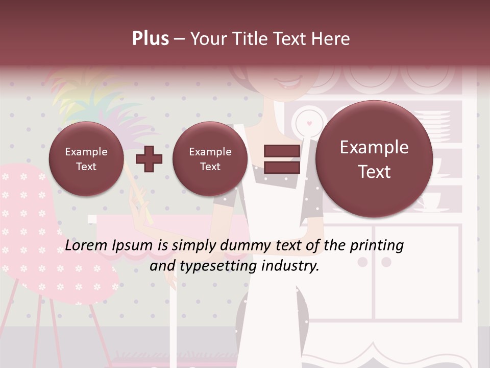 House Cleaning Stock Vector Illustration: PowerPoint Template