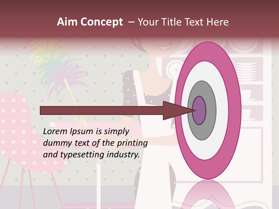 House Cleaning Stock Vector Illustration: PowerPoint Template