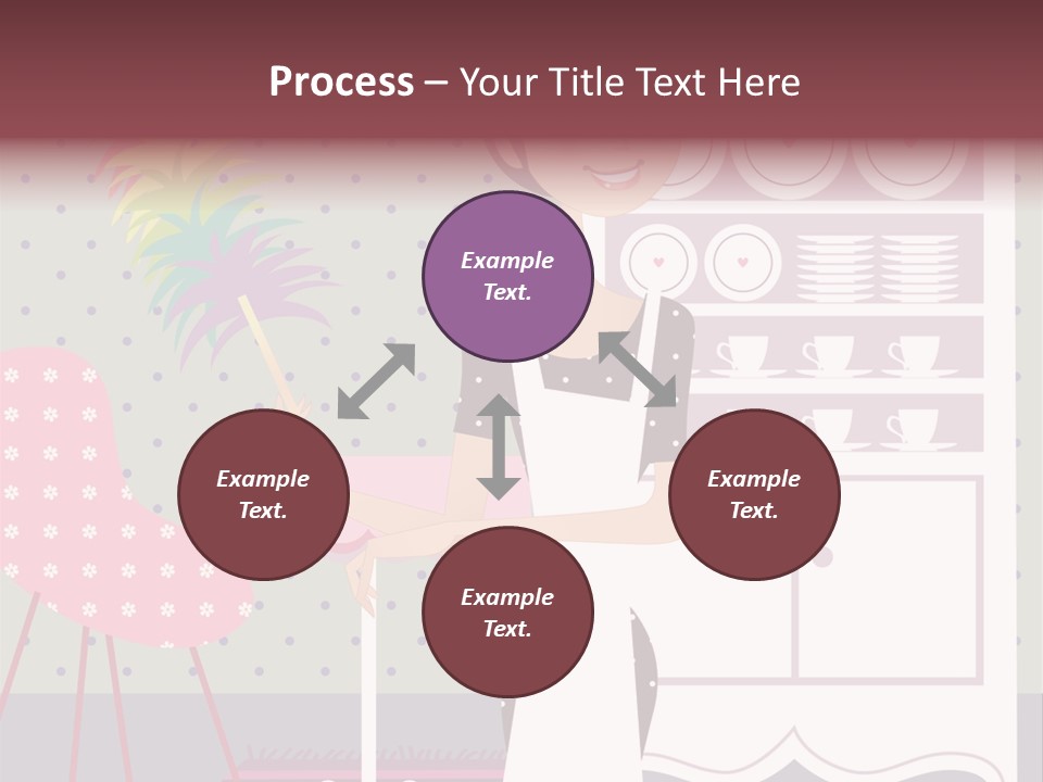 House Cleaning Stock Vector Illustration: PowerPoint Template