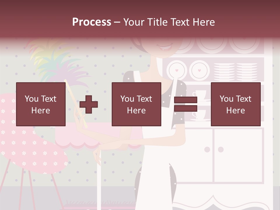 House Cleaning Stock Vector Illustration: PowerPoint Template