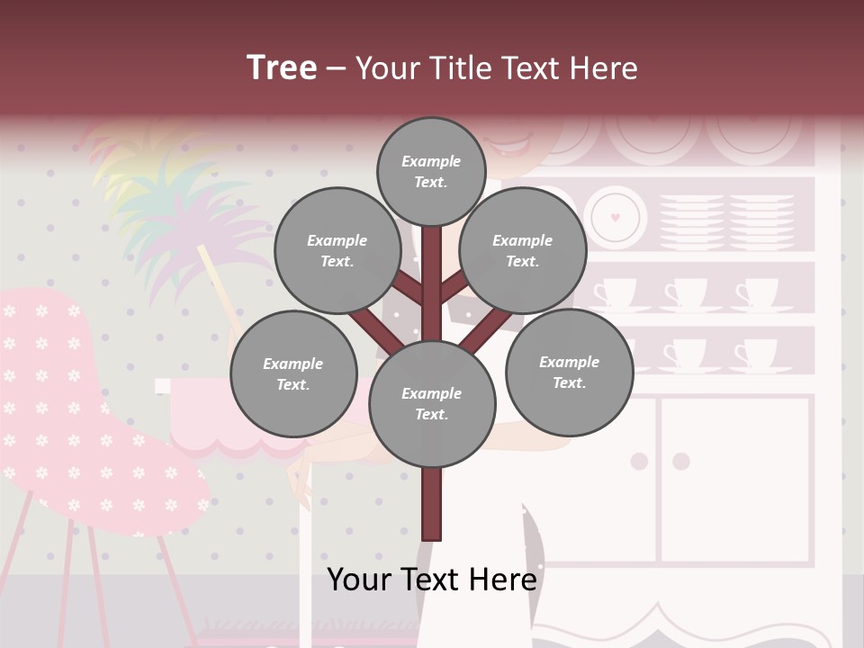 House Cleaning Stock Vector Illustration: PowerPoint Template