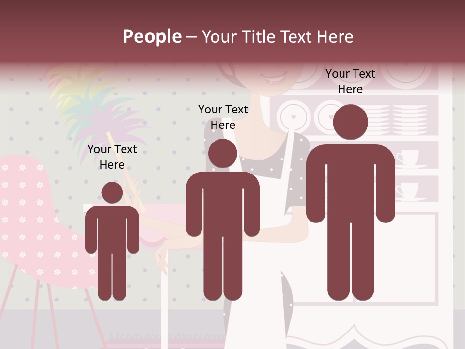 House Cleaning Stock Vector Illustration: PowerPoint Template