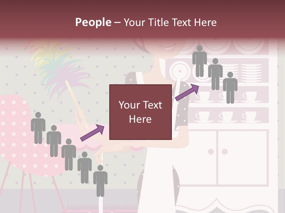 House Cleaning Stock Vector Illustration: PowerPoint Template