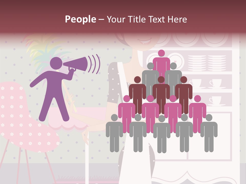 House Cleaning Stock Vector Illustration: PowerPoint Template