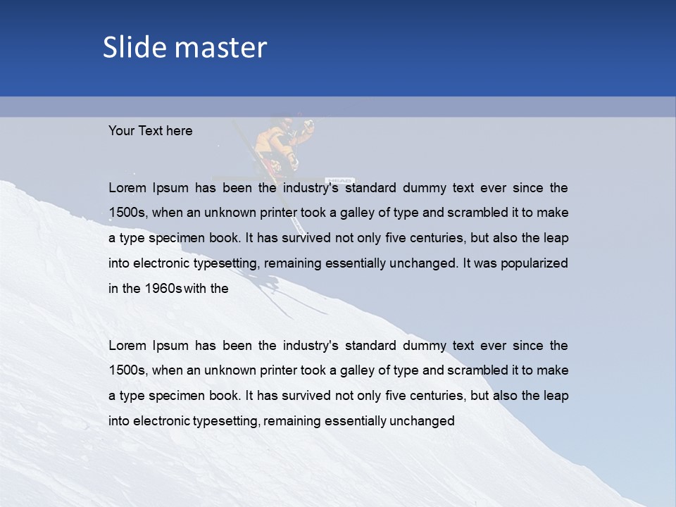 Ski PowerPoint Template