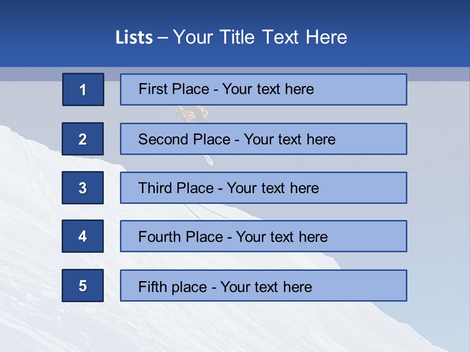 Ski PowerPoint Template