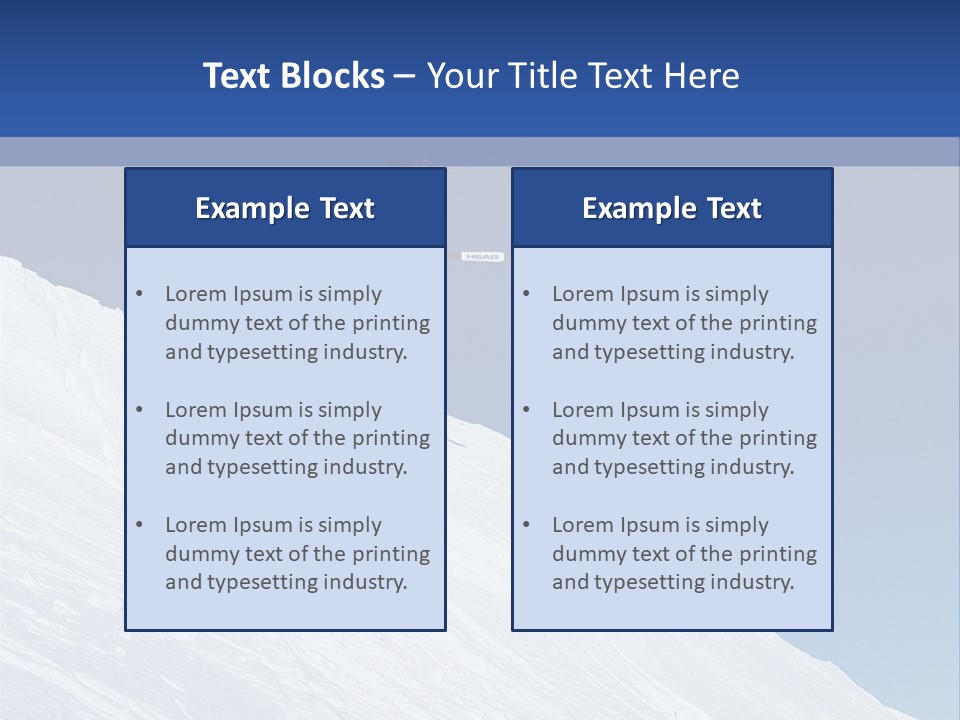 Ski PowerPoint Template