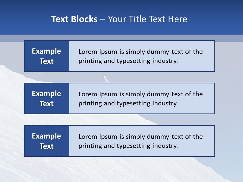Ski PowerPoint Template