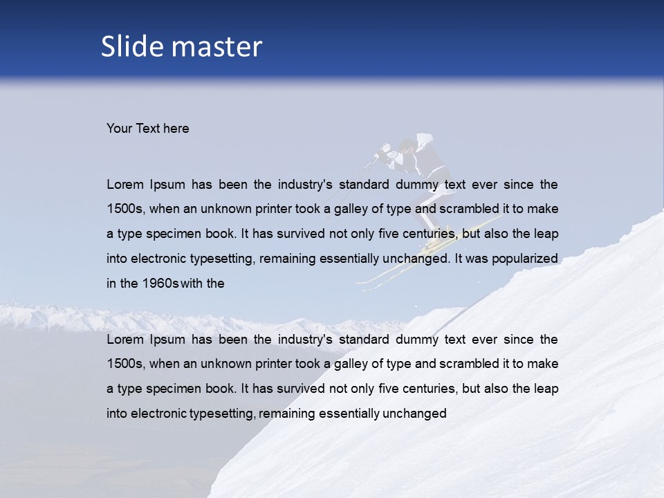 Ski PowerPoint Template