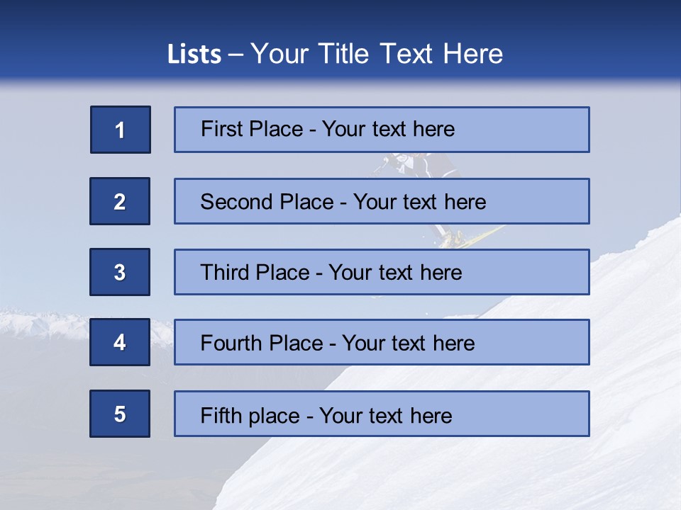 Ski PowerPoint Template