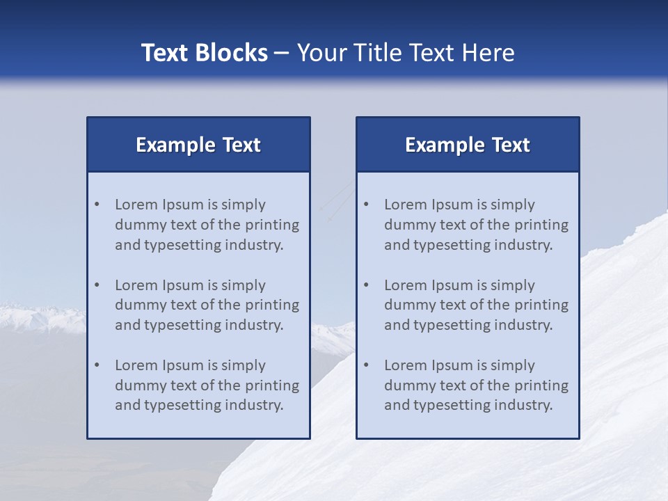 Ski PowerPoint Template
