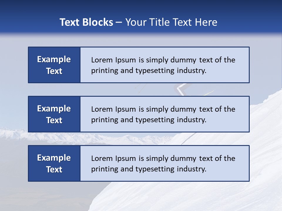Ski PowerPoint Template